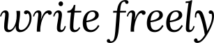 WriteFreely's logo